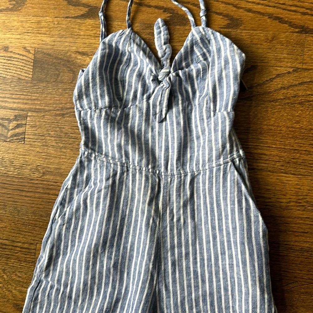 Rachel by Rachel Roy linen Jumpsuit 0 XS